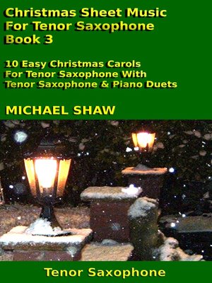 cover image of Christmas Sheet Music For Tenor Saxophone